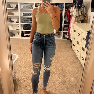 Super high rise American Eagle jeggings